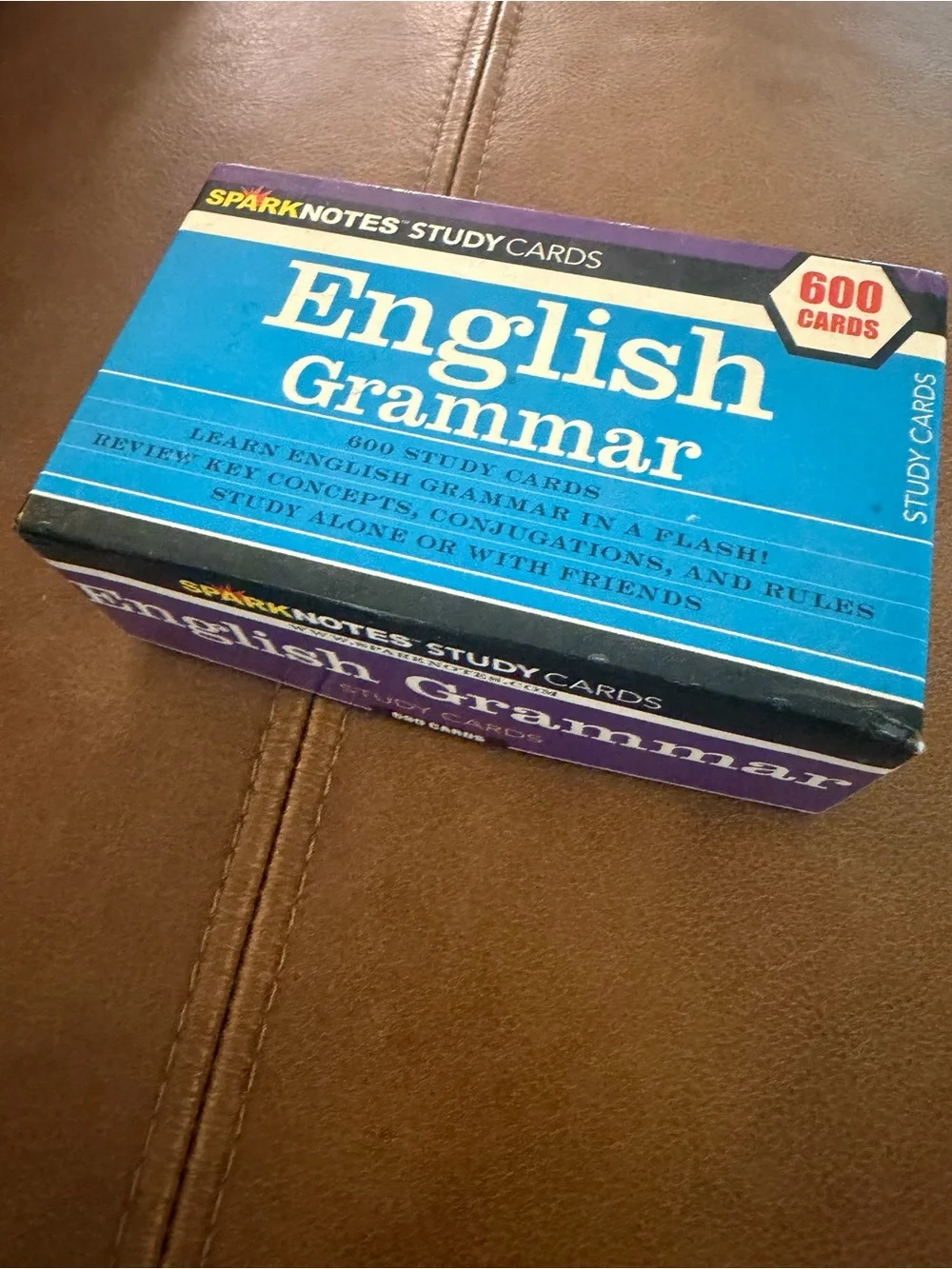 SparkNotes Study Cards for English Grammar